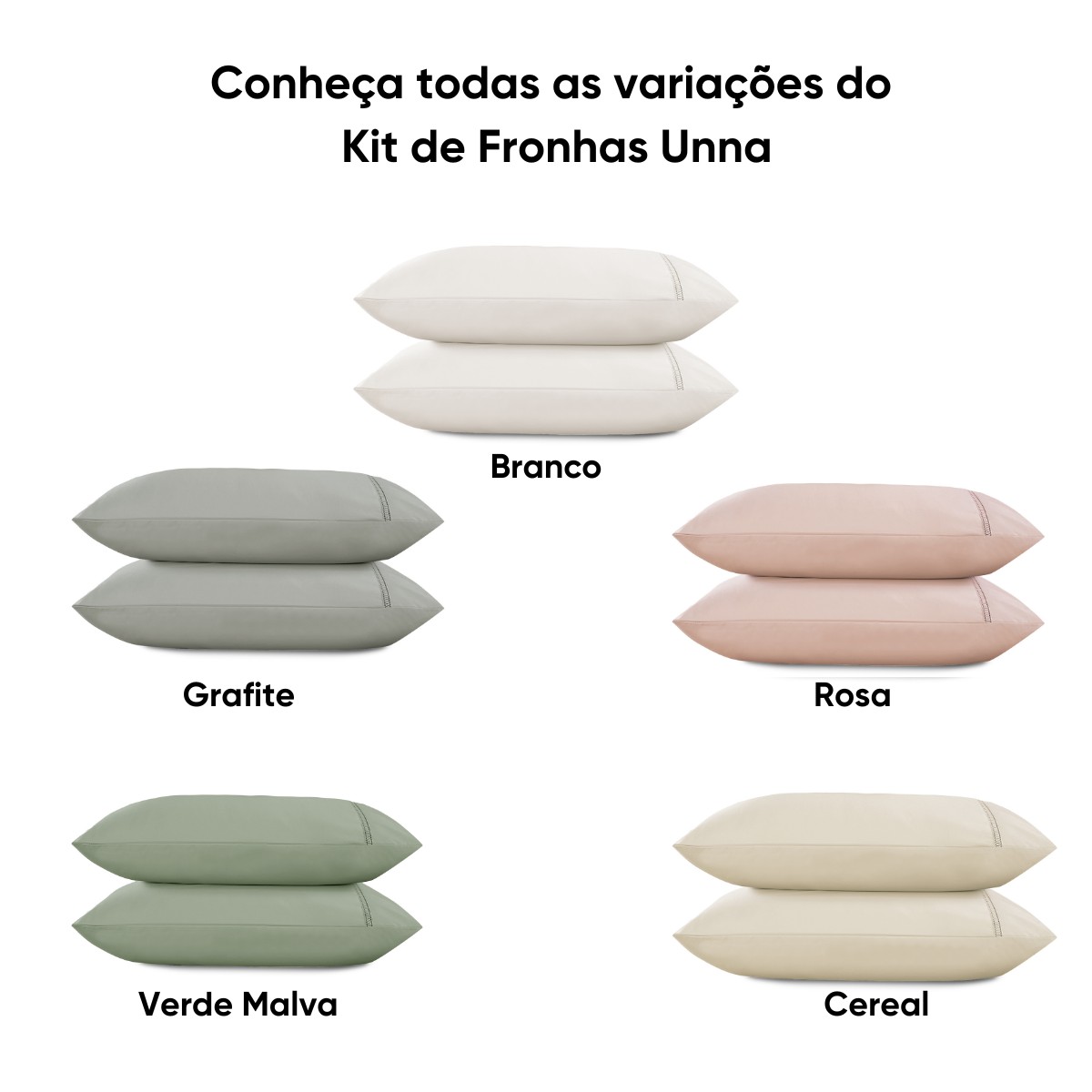 kit fronha toque suave appel home cores