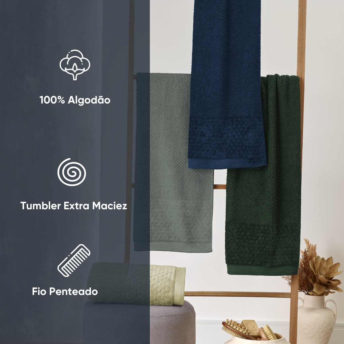 detalhes rosto banho