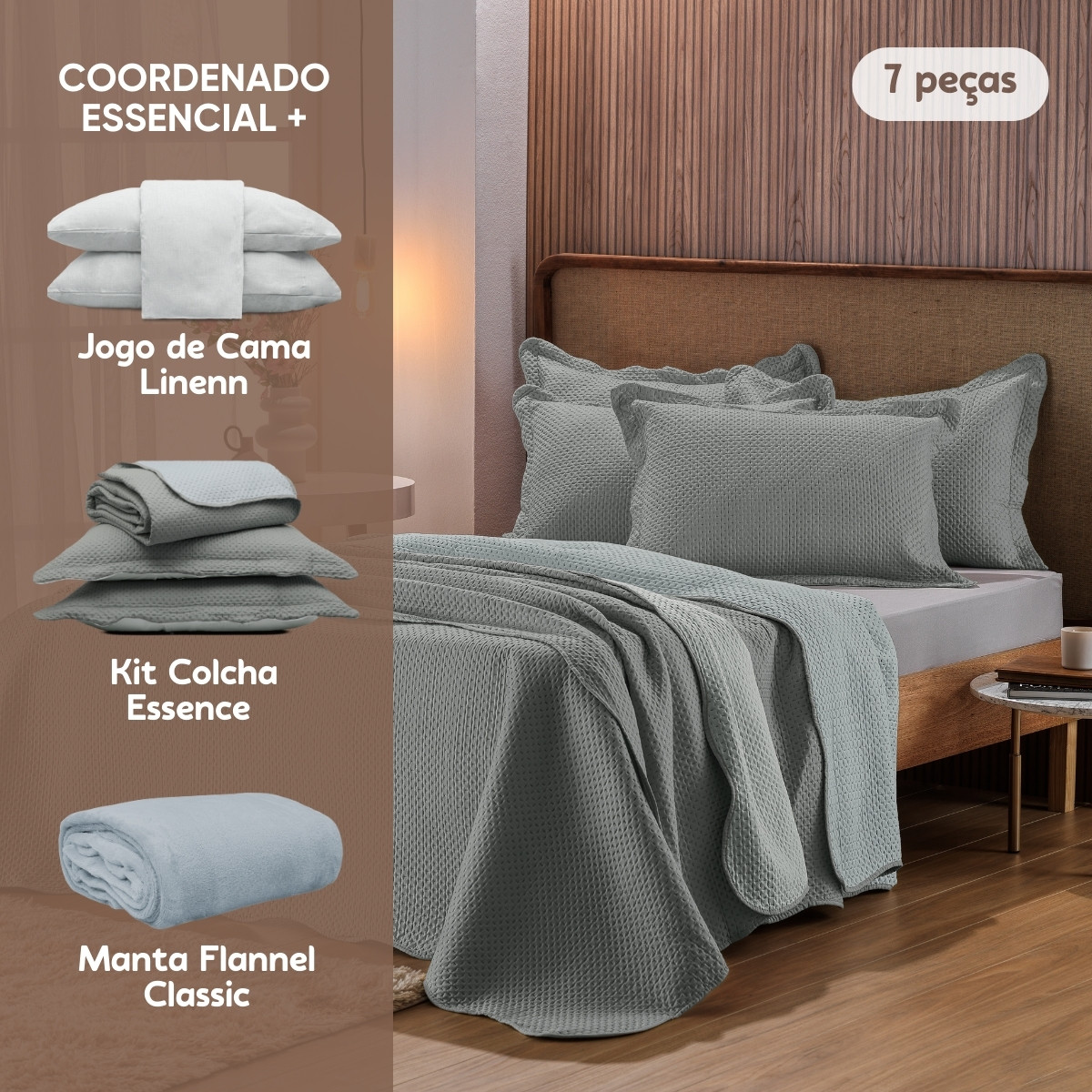 coordenado essencial plus cinza