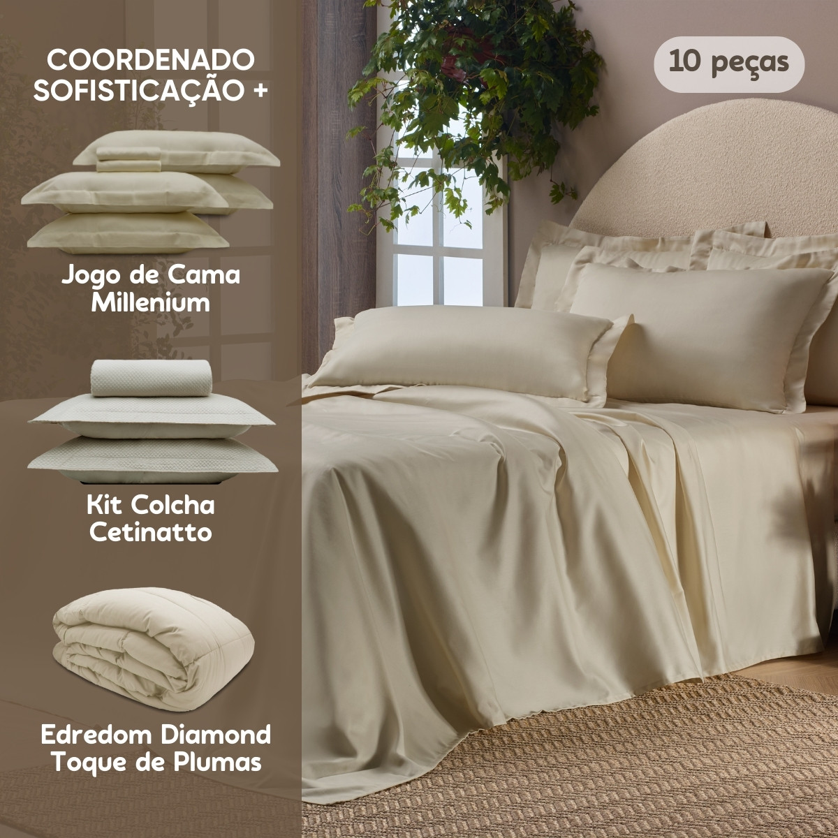 coordenado sofisticacao plus bege