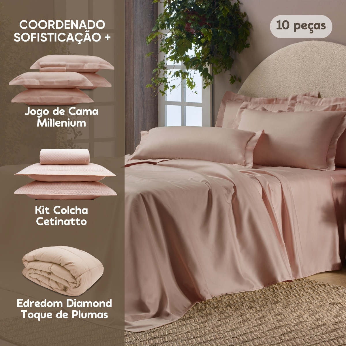 coordenado sofisticacao plus rosa