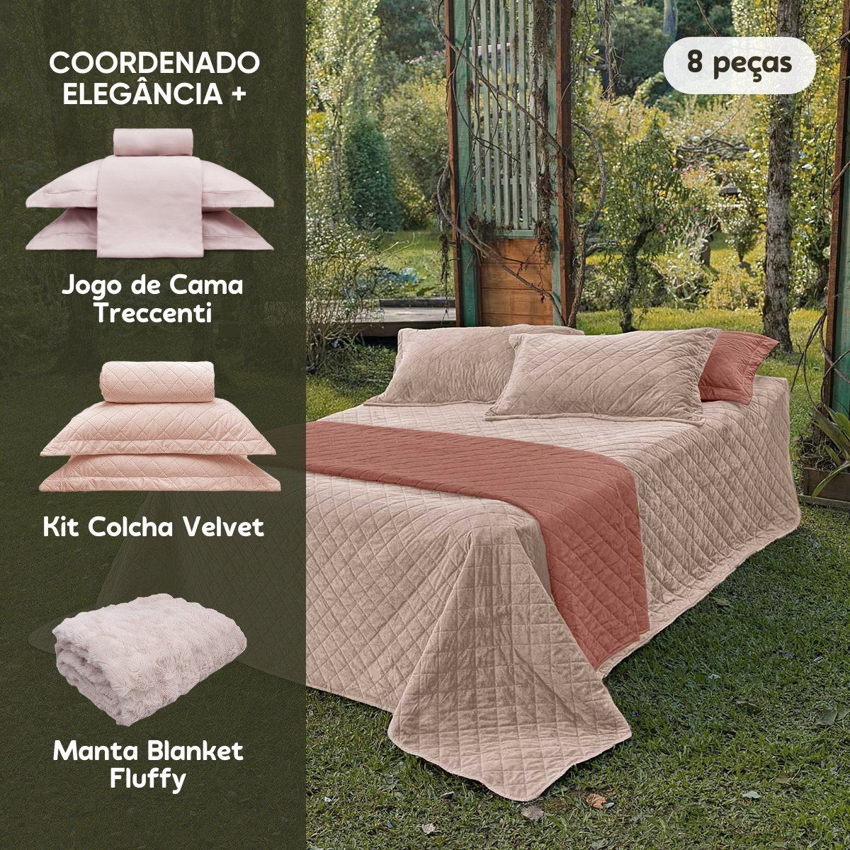 coordenado elegancia plus rosa