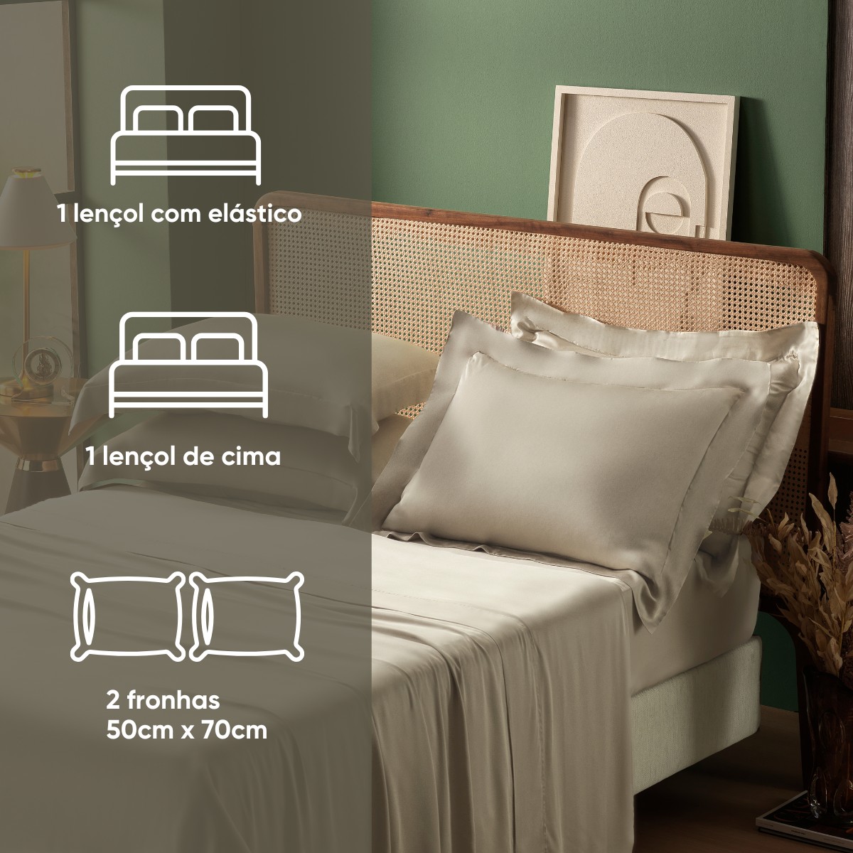 jogo de cama bordare appel amendoa 2 4