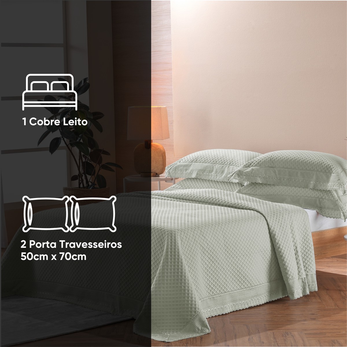 kit colcha bordare premium appel amendoa 3 2