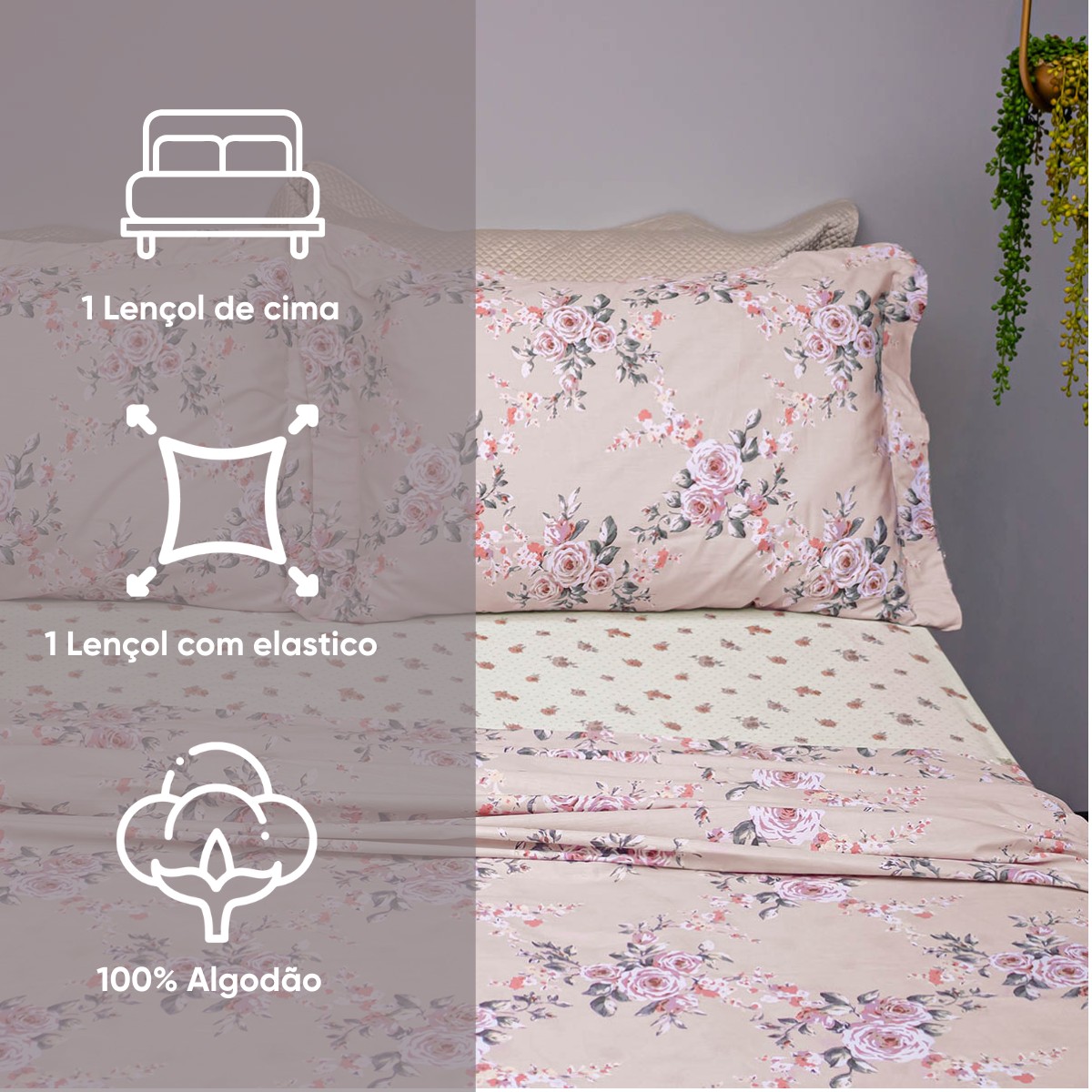 kit colcha queen verde babosa