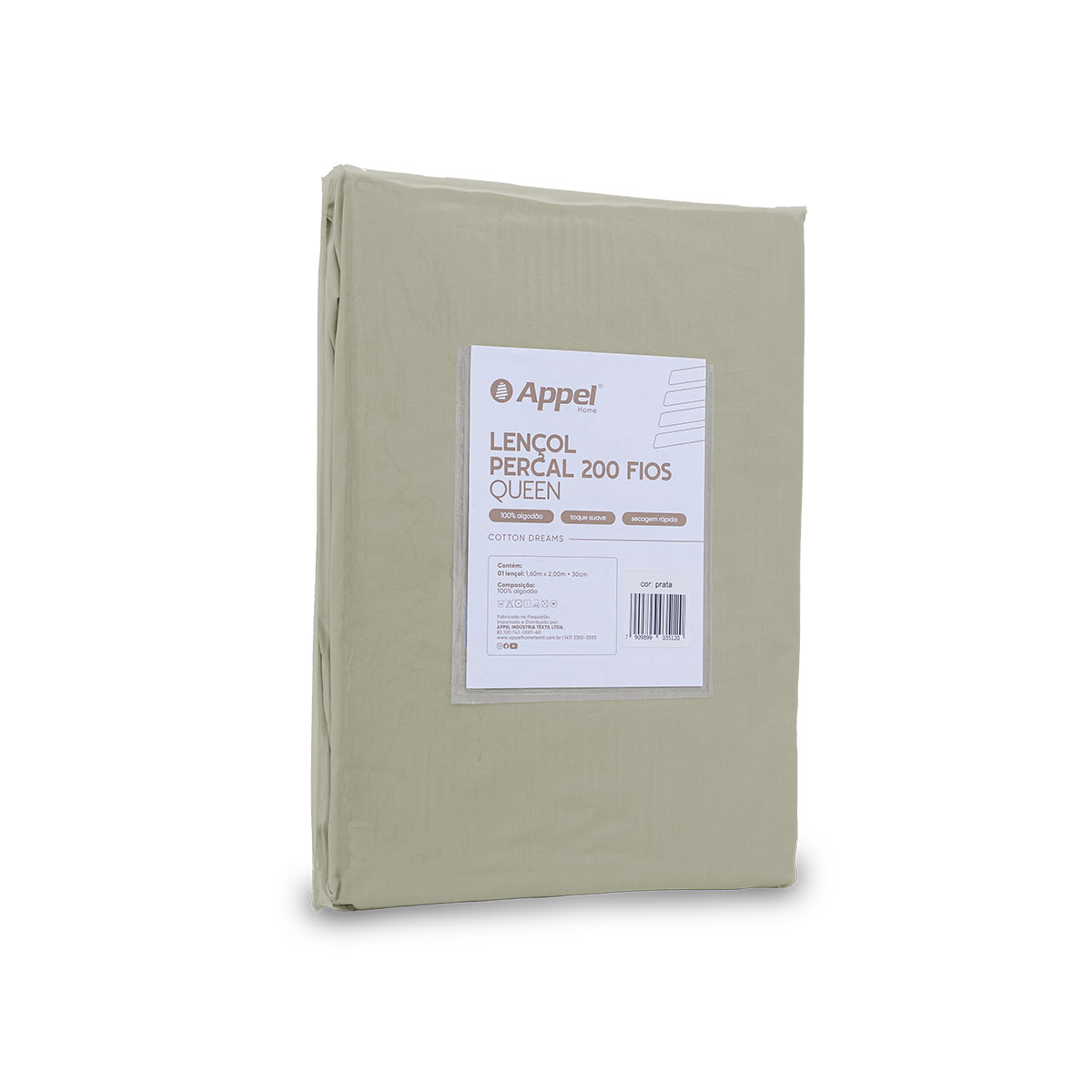 lencol avulso cotton dreams 200 fios embalagem dunas