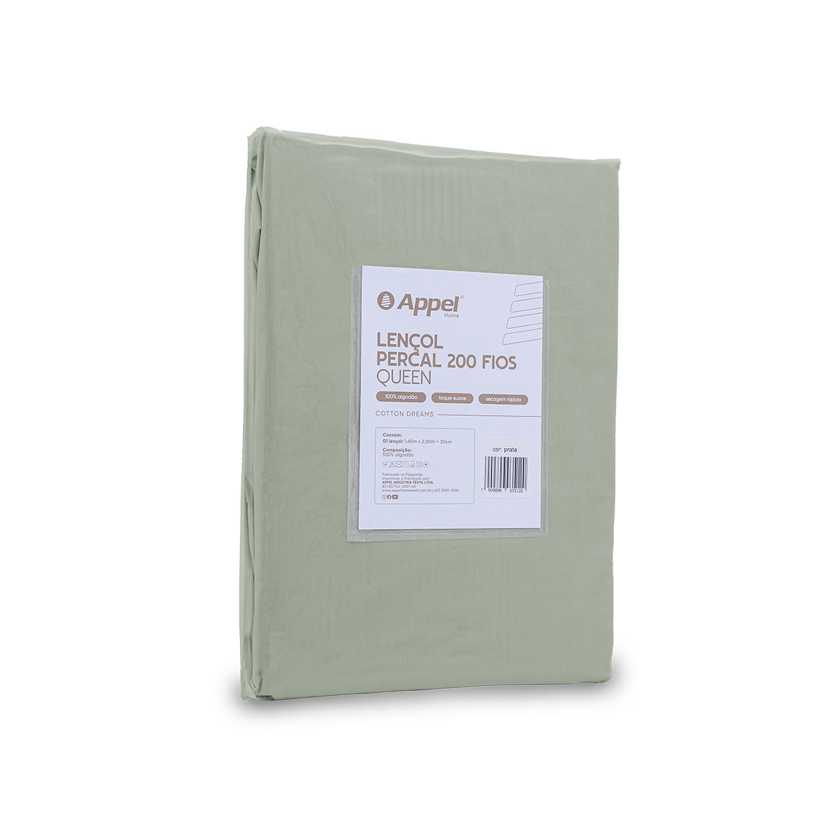 lencol avulso cotton dreams 200 fios embalagem prata