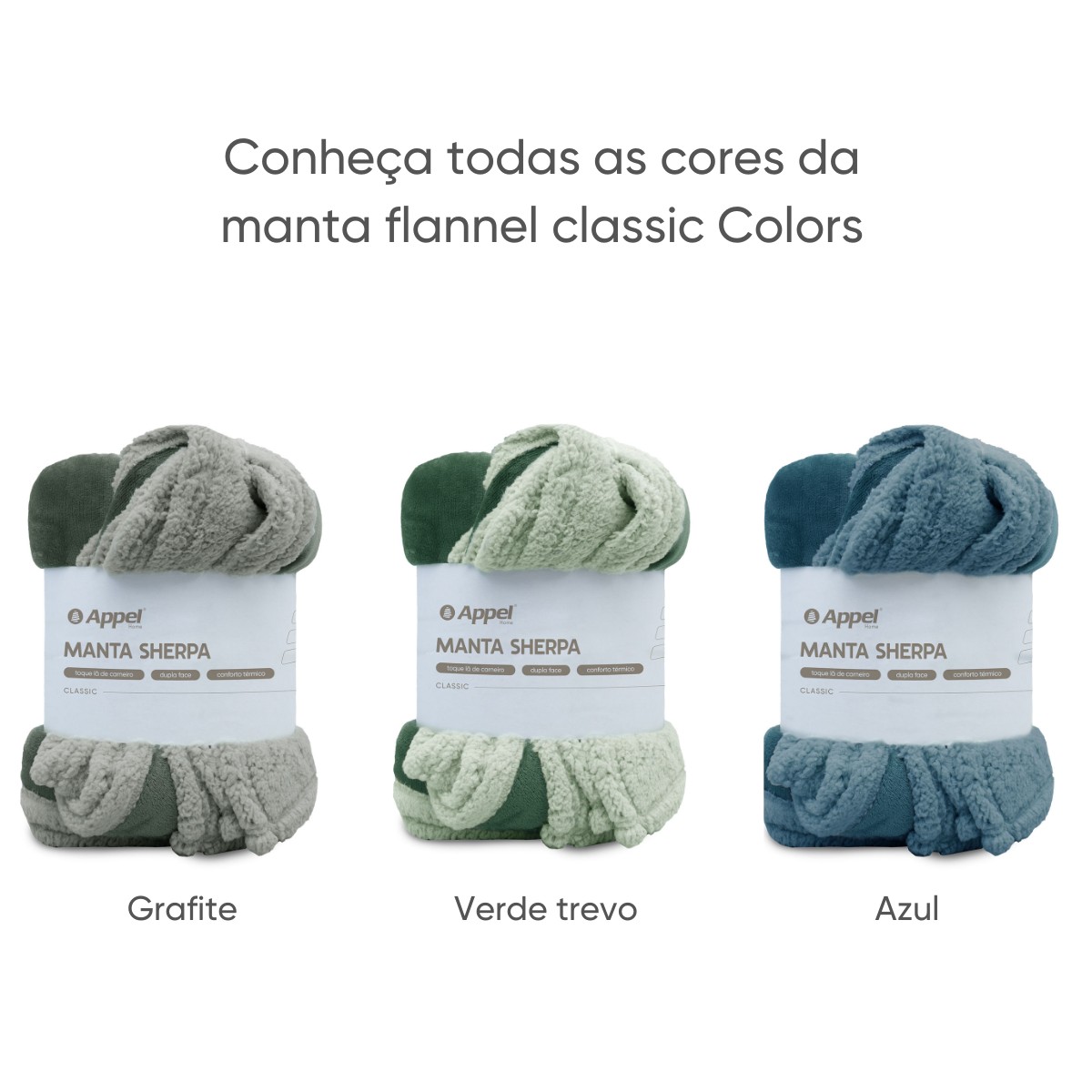 manta flannel classic colors detalher variacoes