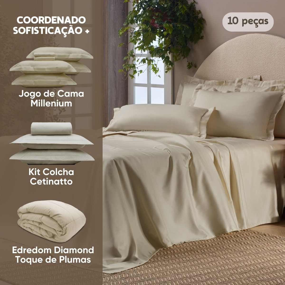 coordenado sofisticacao plus bege