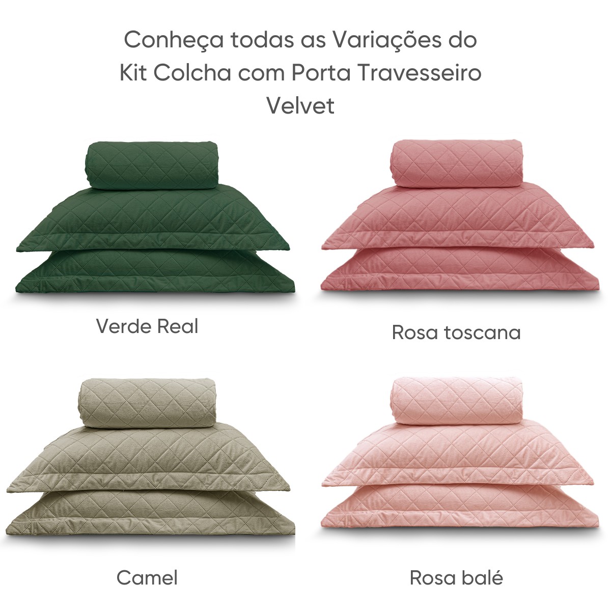 kit colcha charme class variacoes