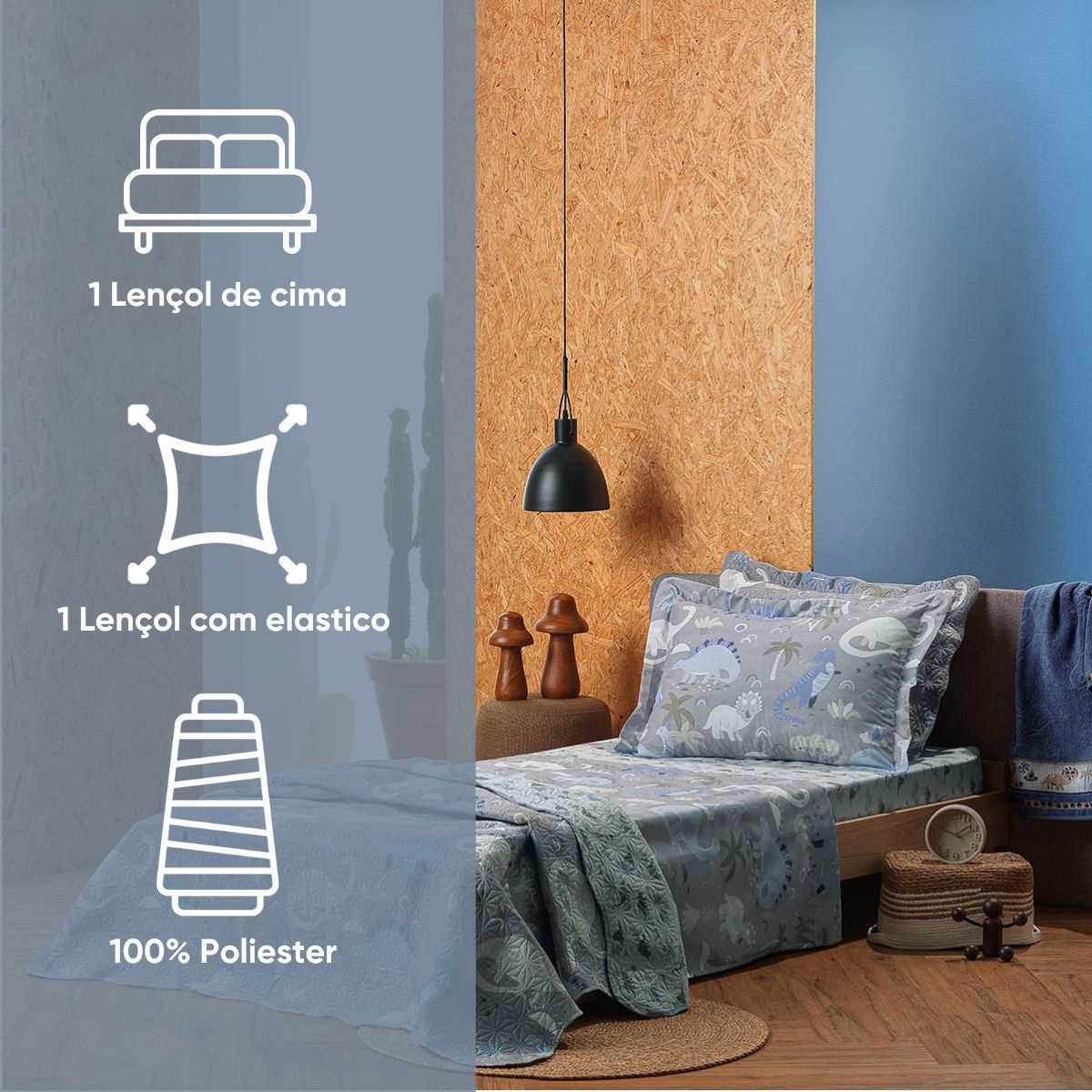 kit colcha queen verde babosa 3