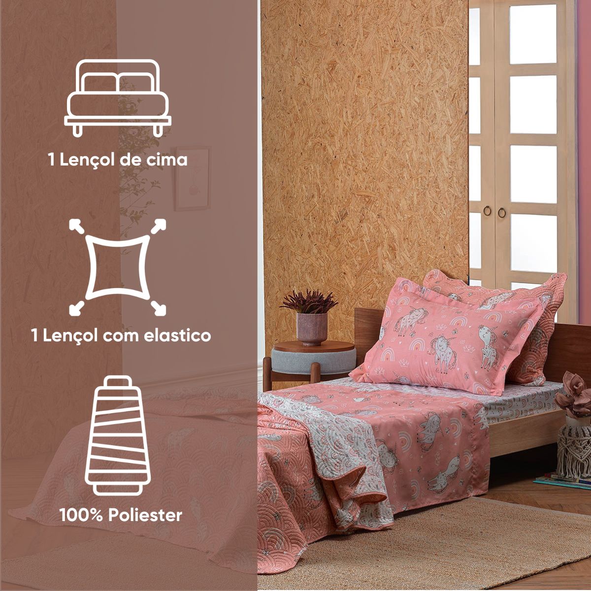 kit colcha queen verde babosa