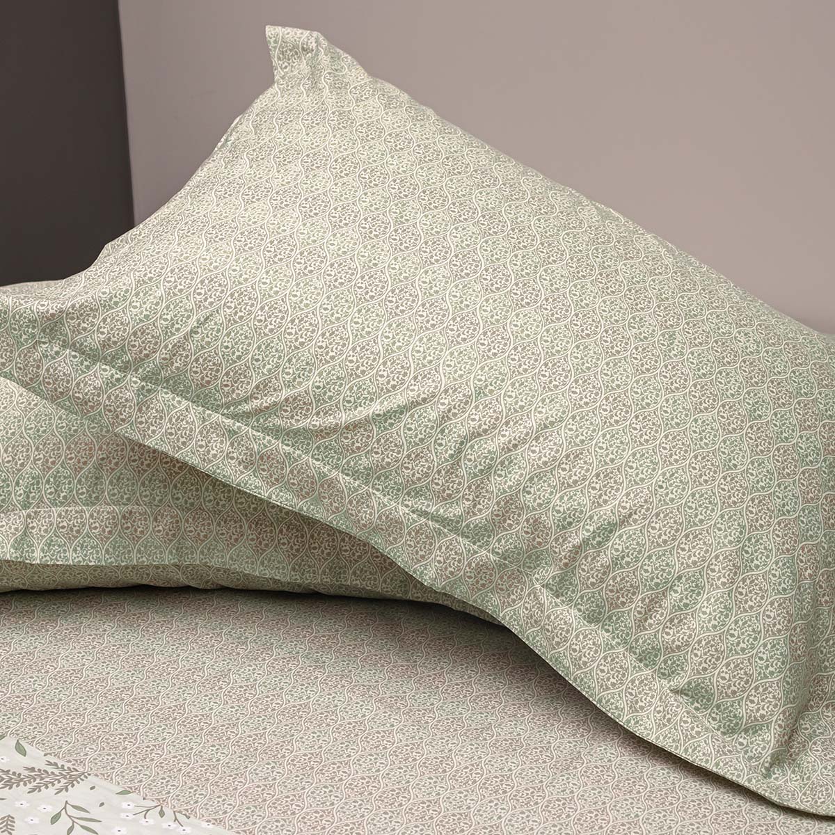 kit fronha cotton dreams 200 fios detalhes herbal