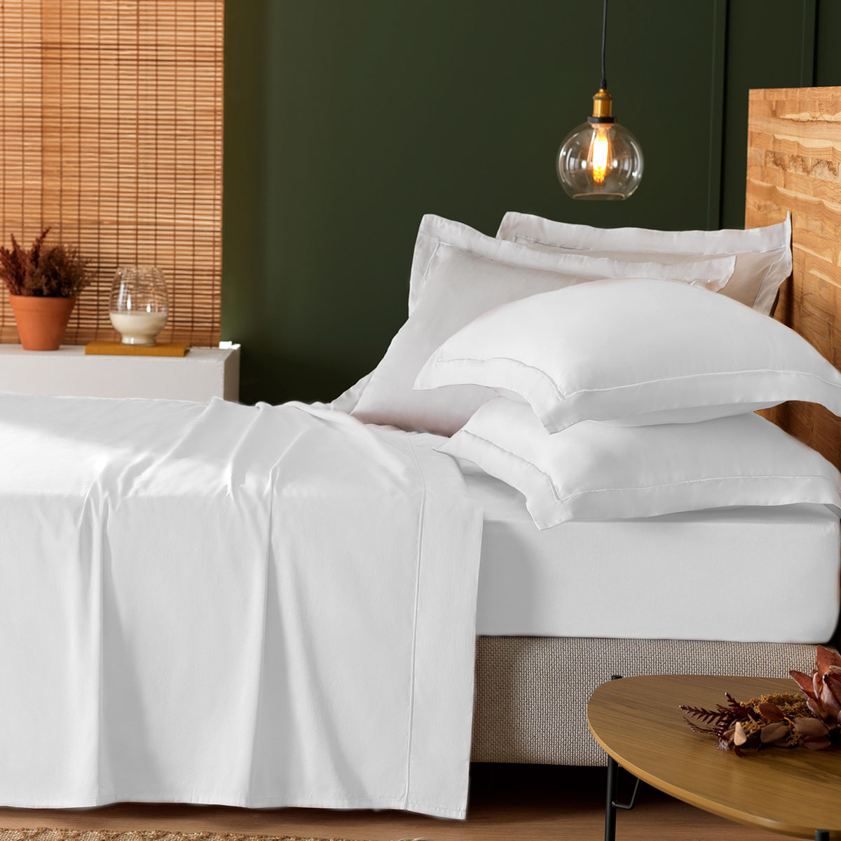 01 jogo de cama solteiro percal 300 fios 100 algodao treccenti appel home