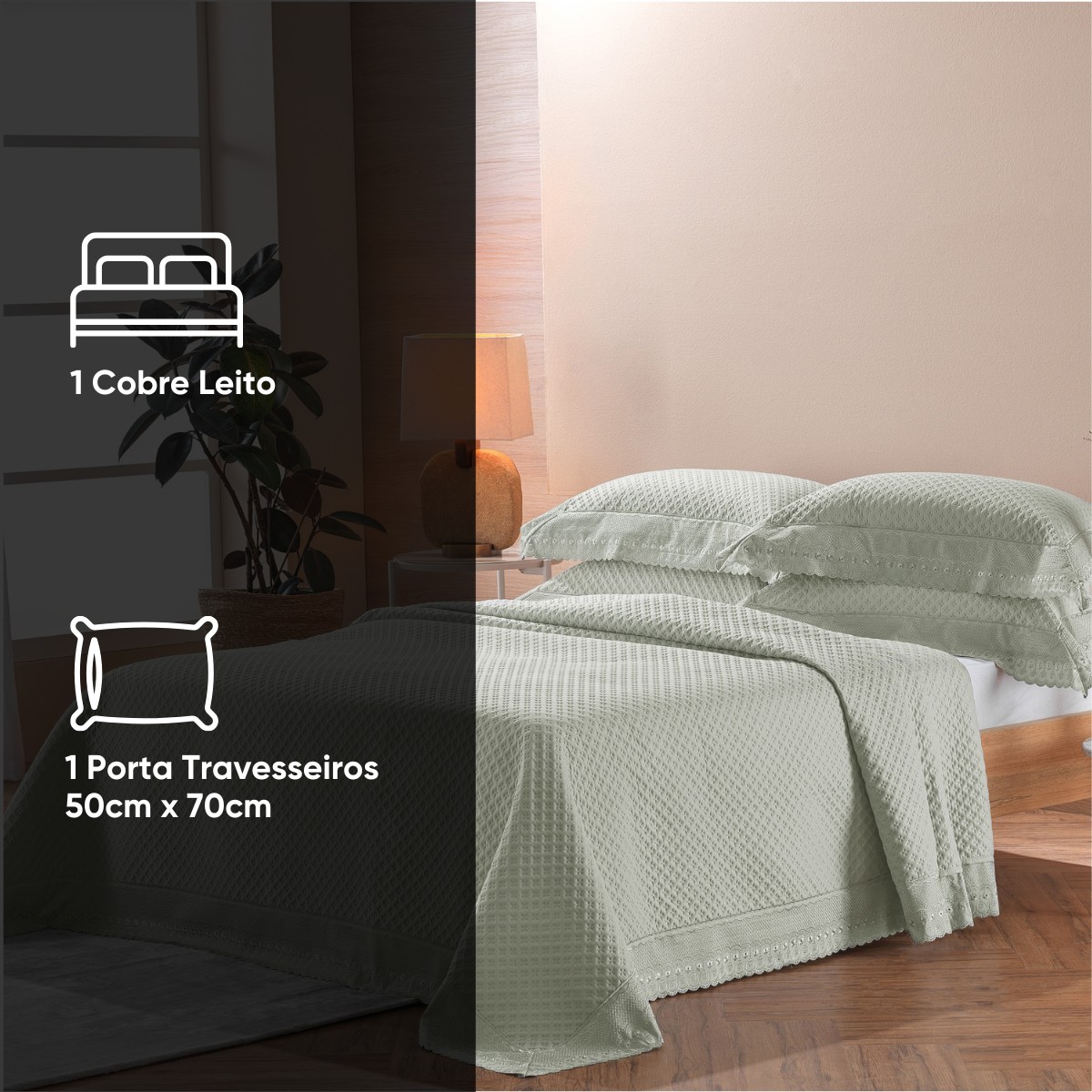 kit colcha bordare premium appel amendoa 3 2