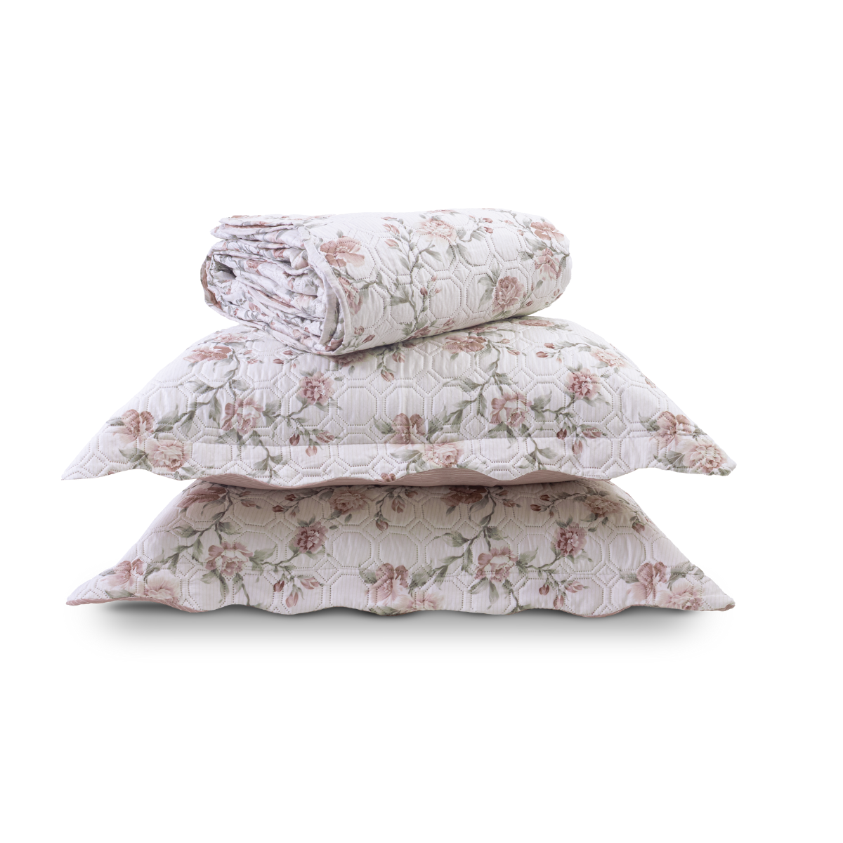 17 kit cobre leito cama solteiro estampado matelasse combinatto