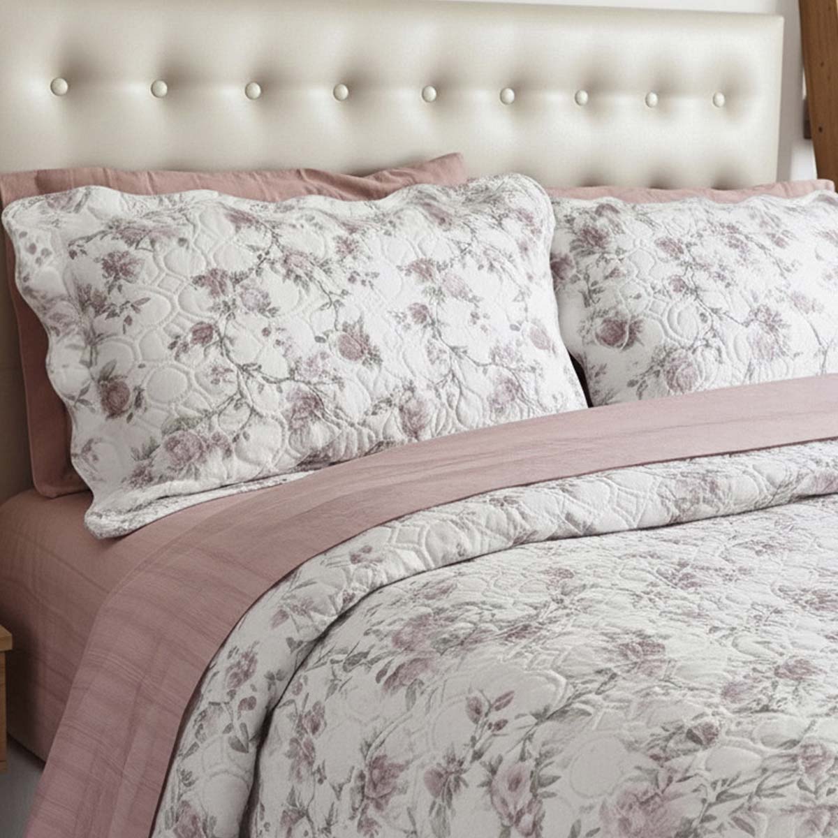 36 kit cobre leito cama solteiro estampado matelasse combinatto