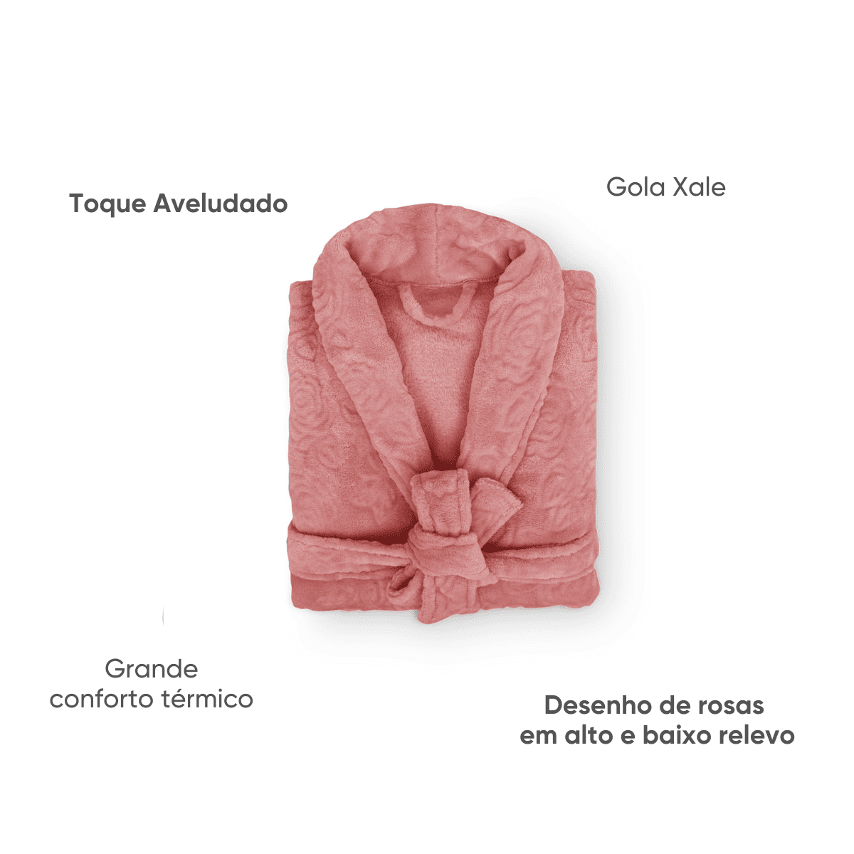 15 roupao termico microfibra flannel bolso lady