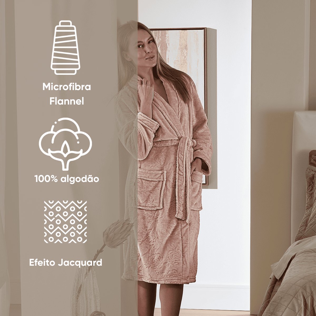 17 roupao termico microfibra flannel bolso lady