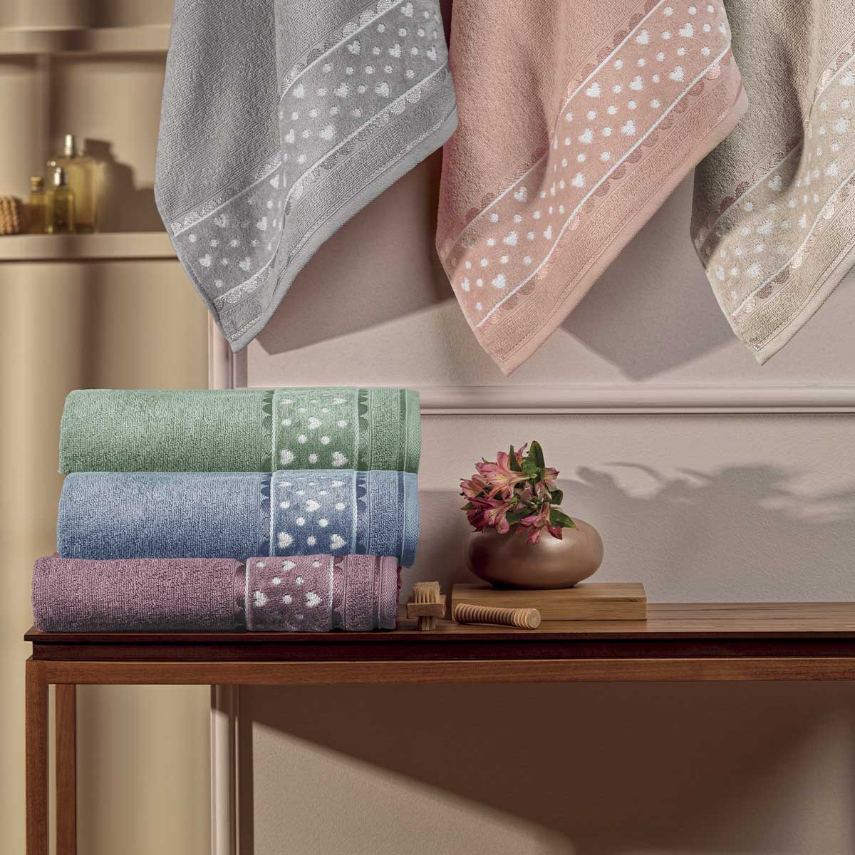 01 toalha de banho charme appel home