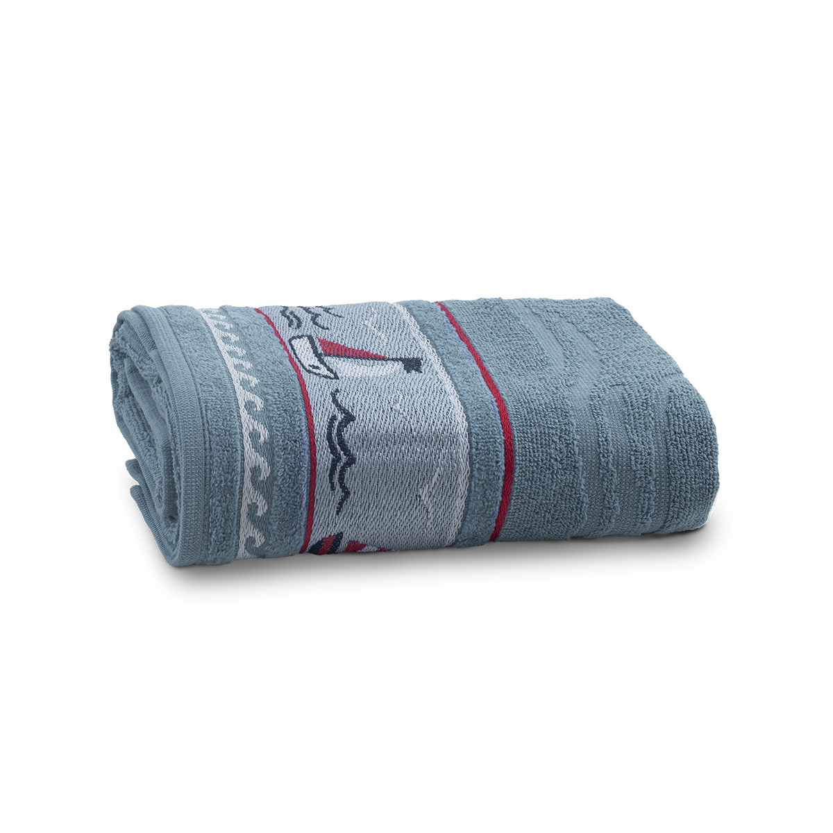 toalha soft kids barquinhos