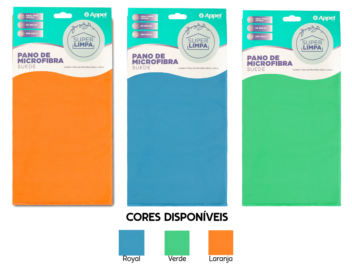 Panos De Microfibra Suede 35x35