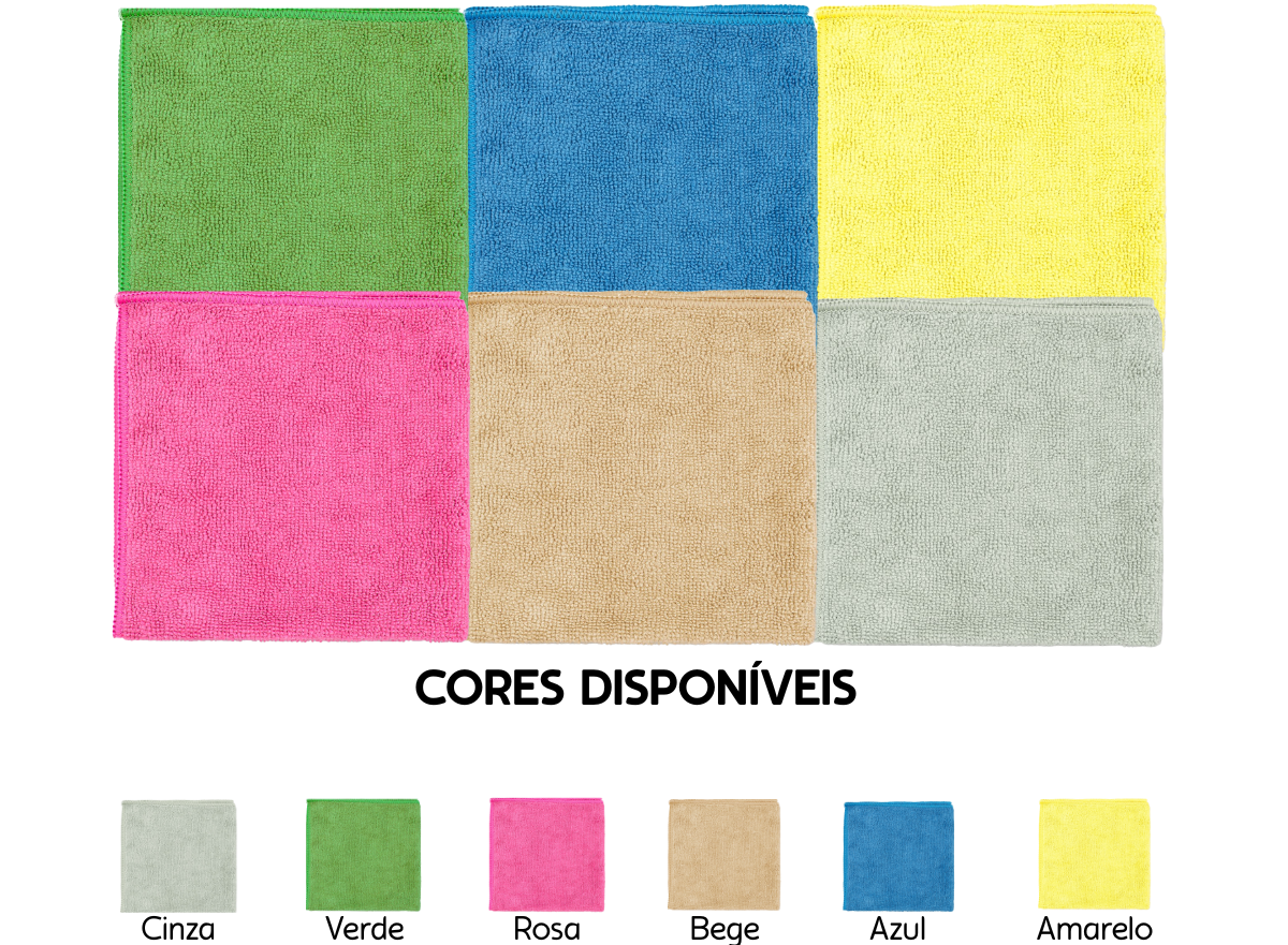 Panos De Microfibra Multiuso 35x35