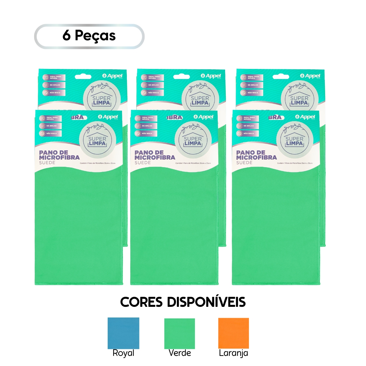 capa suede 6pc