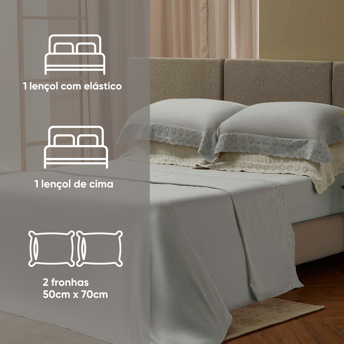 jogo de cama bordare appel amendoa 2 3