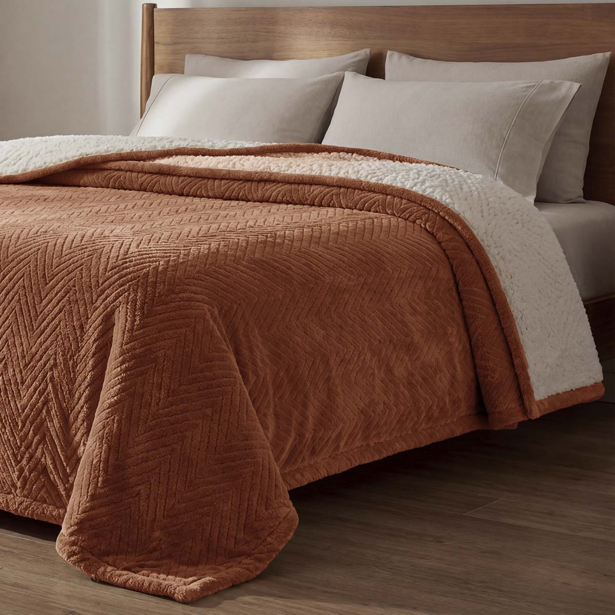 cobertor sherpa glamour ambiente telha