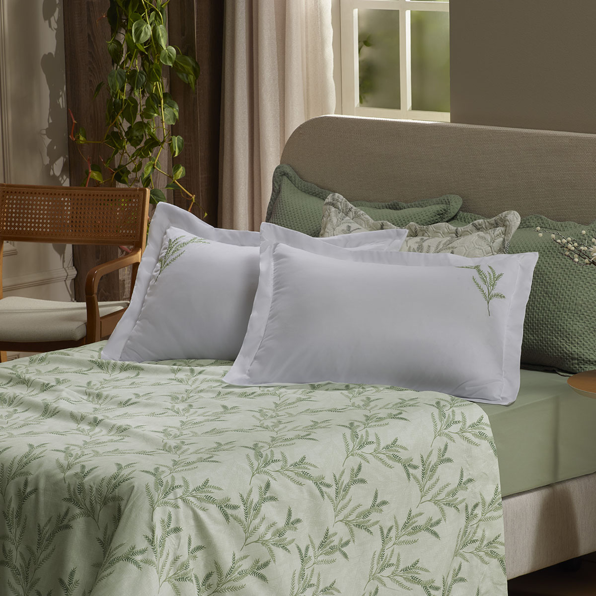 jogo de cama combinatto ambiente brisa