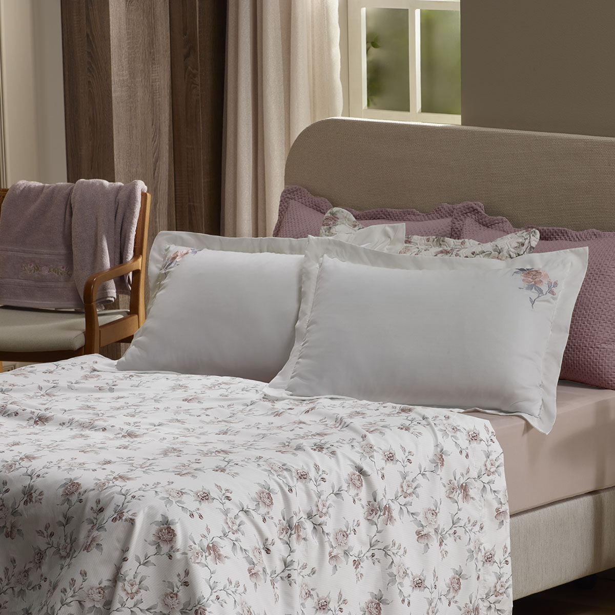 jogo de cama combinatto ambiente primavera