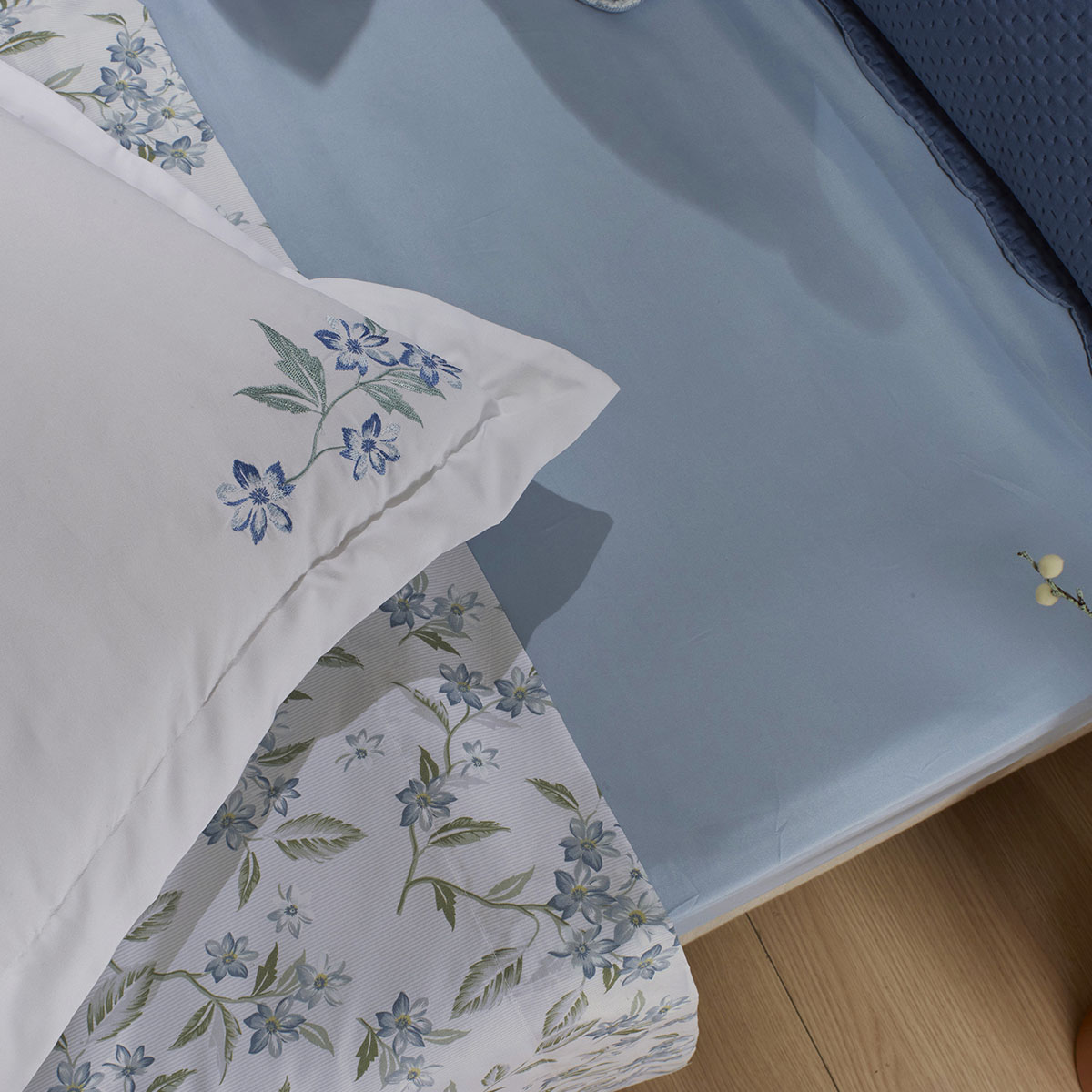 jogo de cama combinatto detalhe poesi