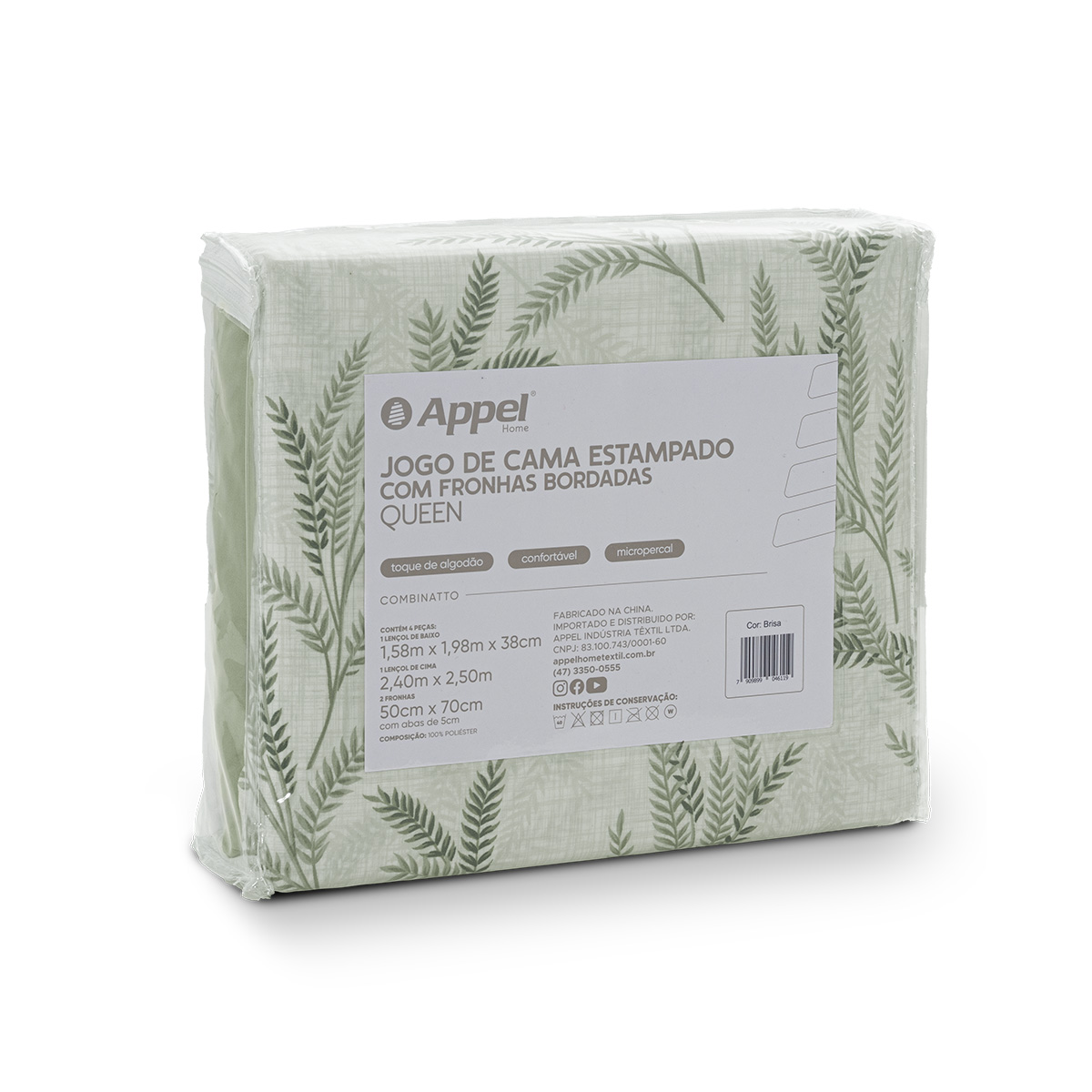 jogo de cama combinatto embalagem brisa