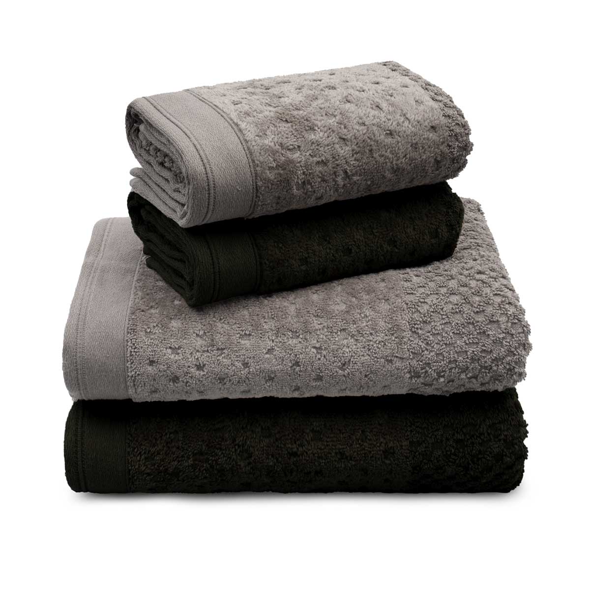 toalha pollo jogos 4pcs granito cafe