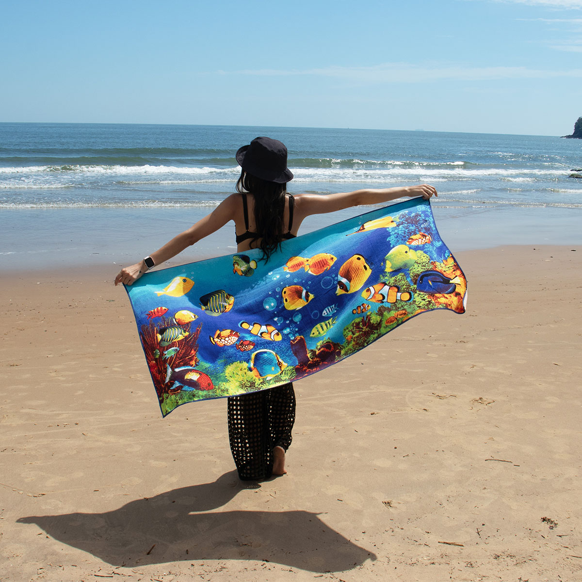 toalha veraneio ambiente aquario