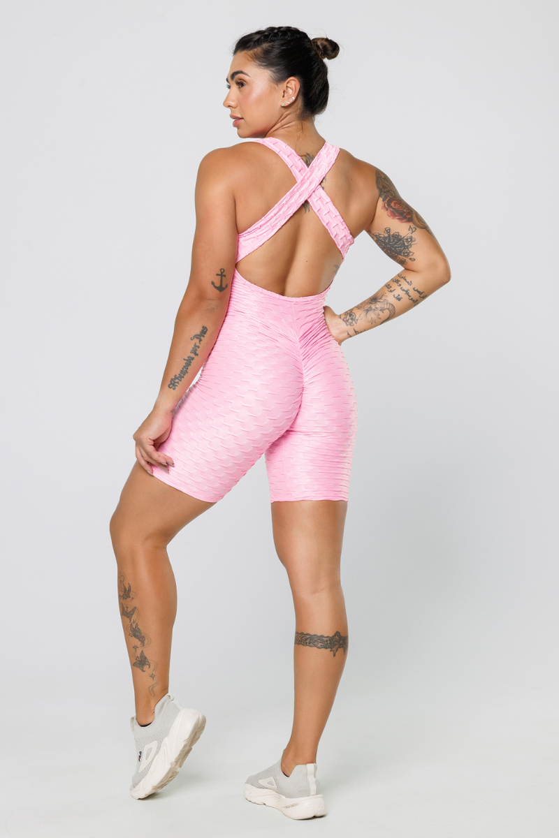 01 macaquinho alto relevo cirre empina bumbum simple rosa claro