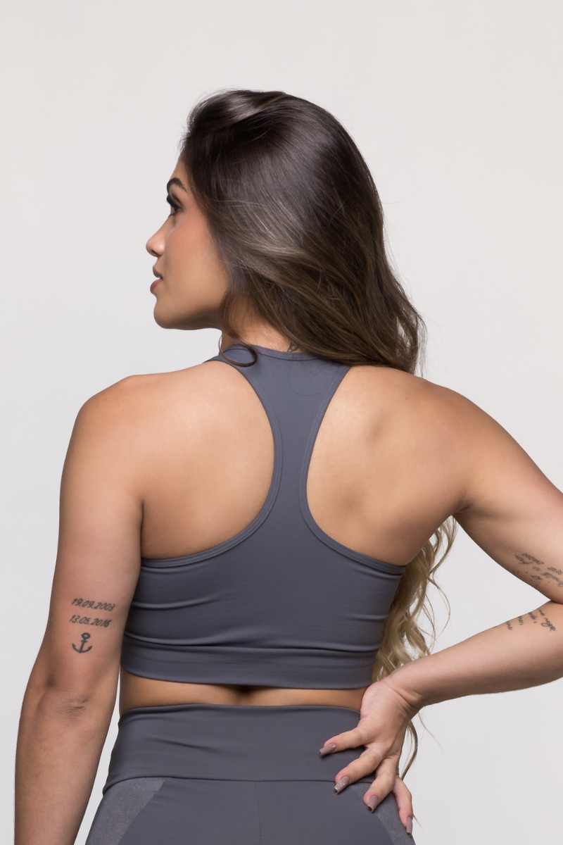 03 top fitness poliamida nadador cinza