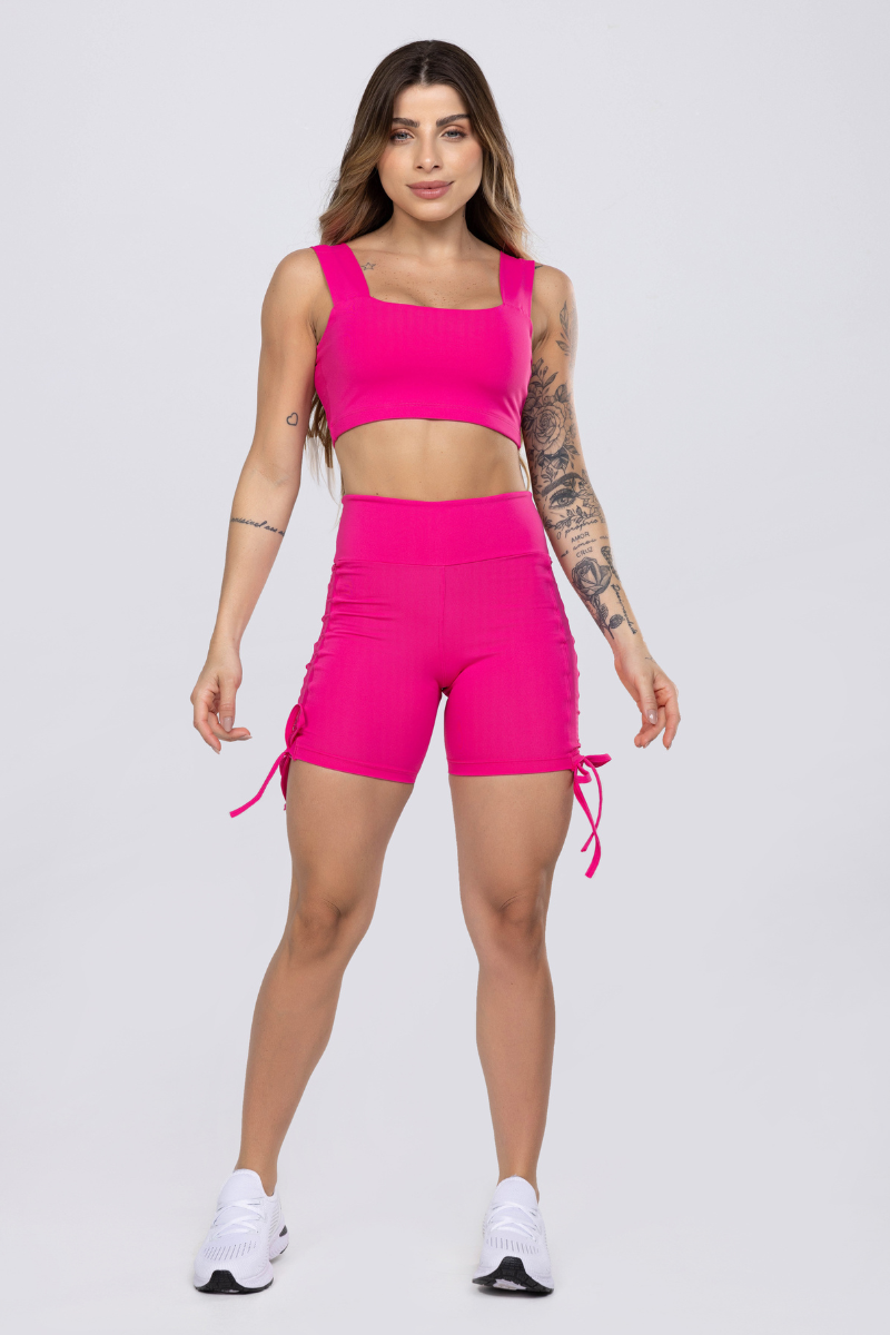 03 cropped top fitness poliamida faixa rosa pink