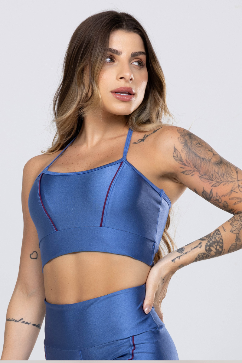 02 top metalic poliamida alcas finas blue boy com vivo