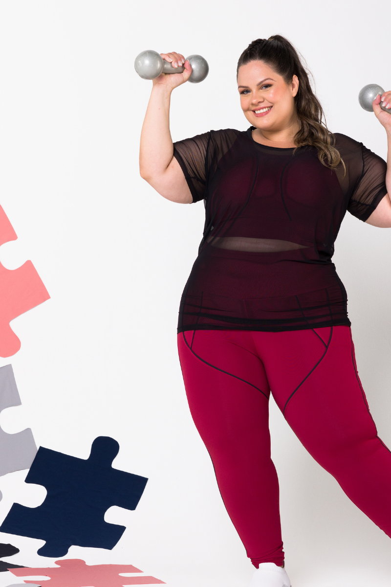 01 blusa tule preta plus size