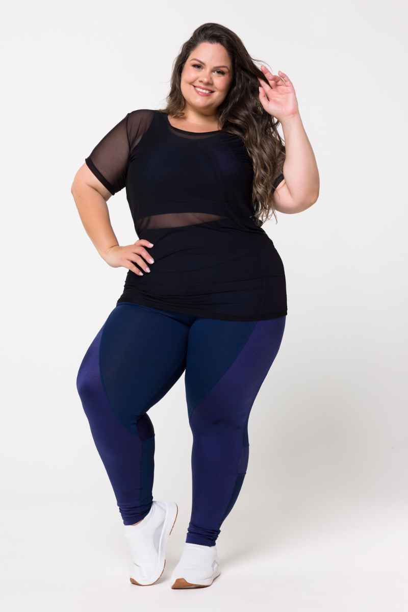 03 blusa tule preta plus size