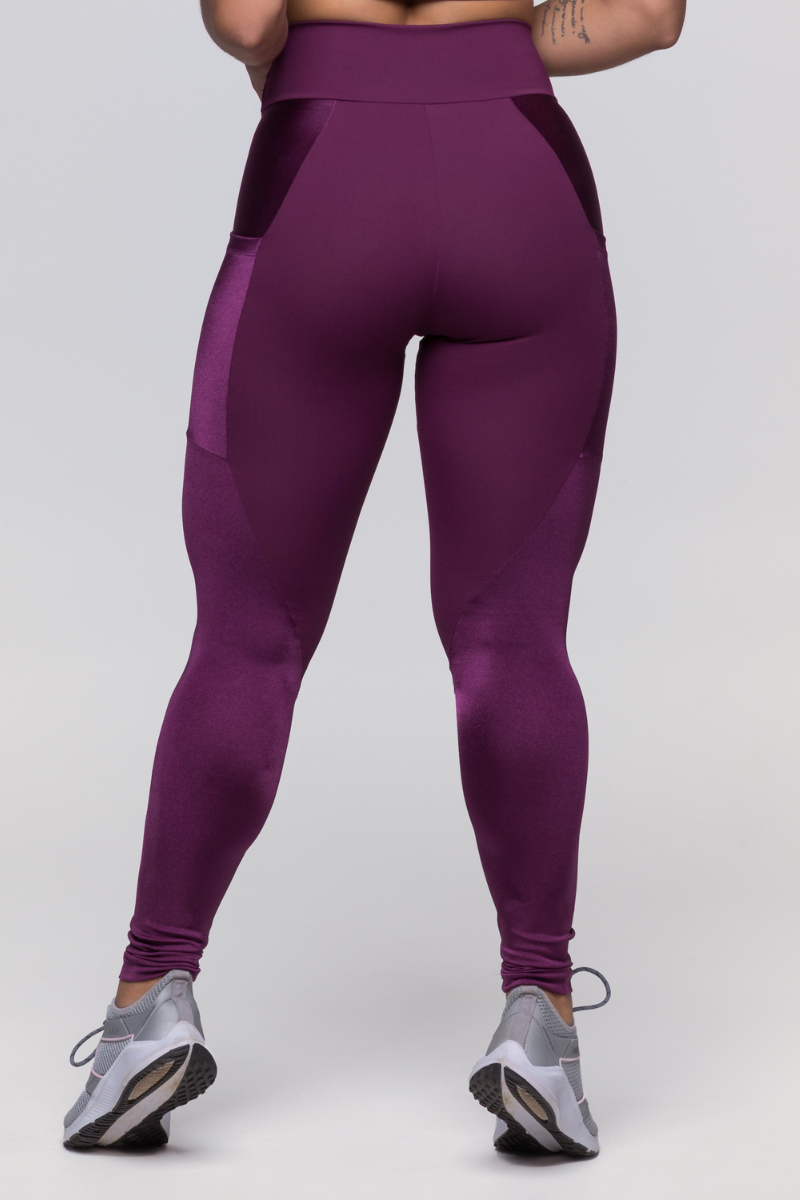 05 calca legging fitness poliamida metalic malbec com bolso