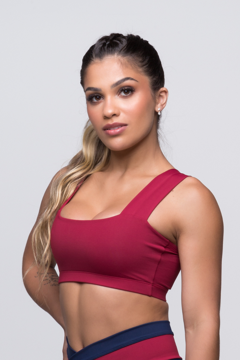 03 cropped top fitness poliamida faixa valentino