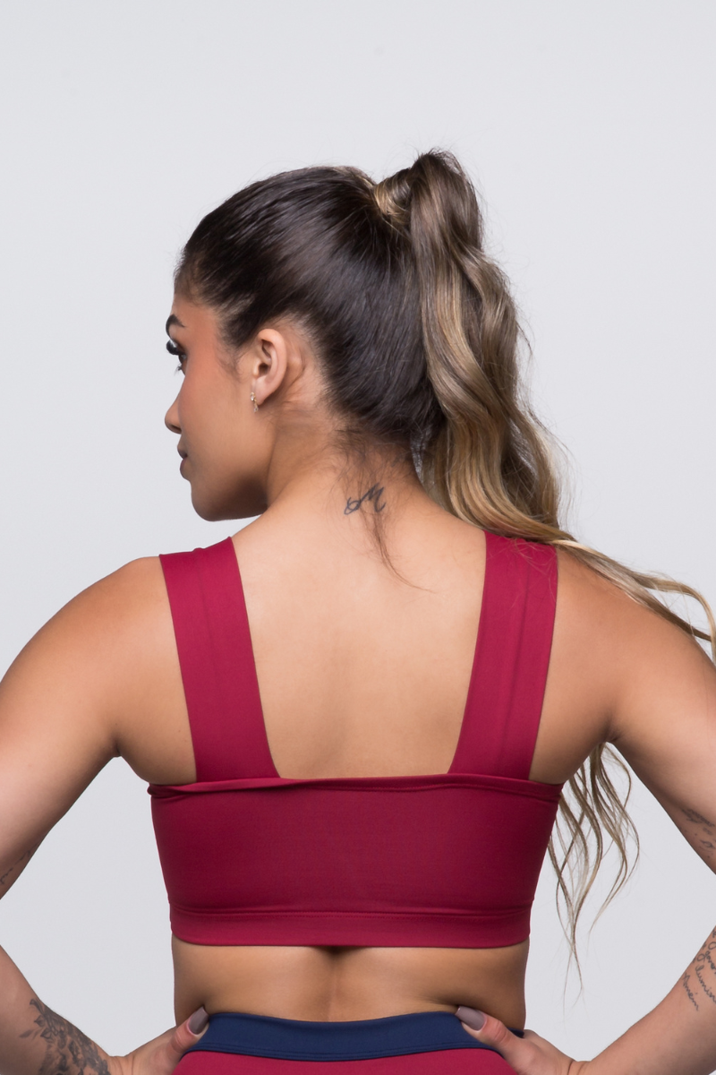 04 cropped top fitness poliamida faixa valentino