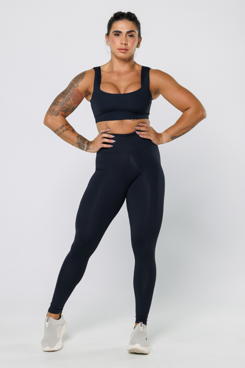 02 calca legging fitness poliamida preta
