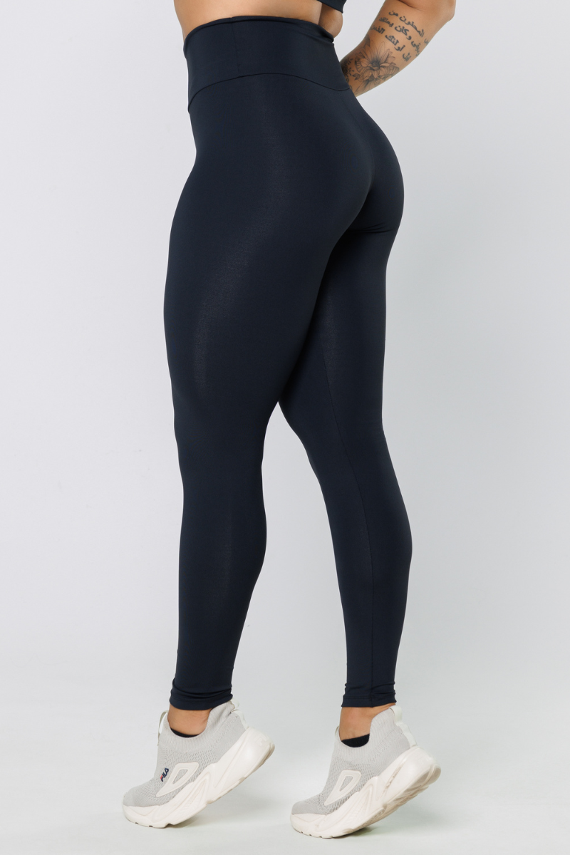 Calça Legging Fitness Poliamida Preta