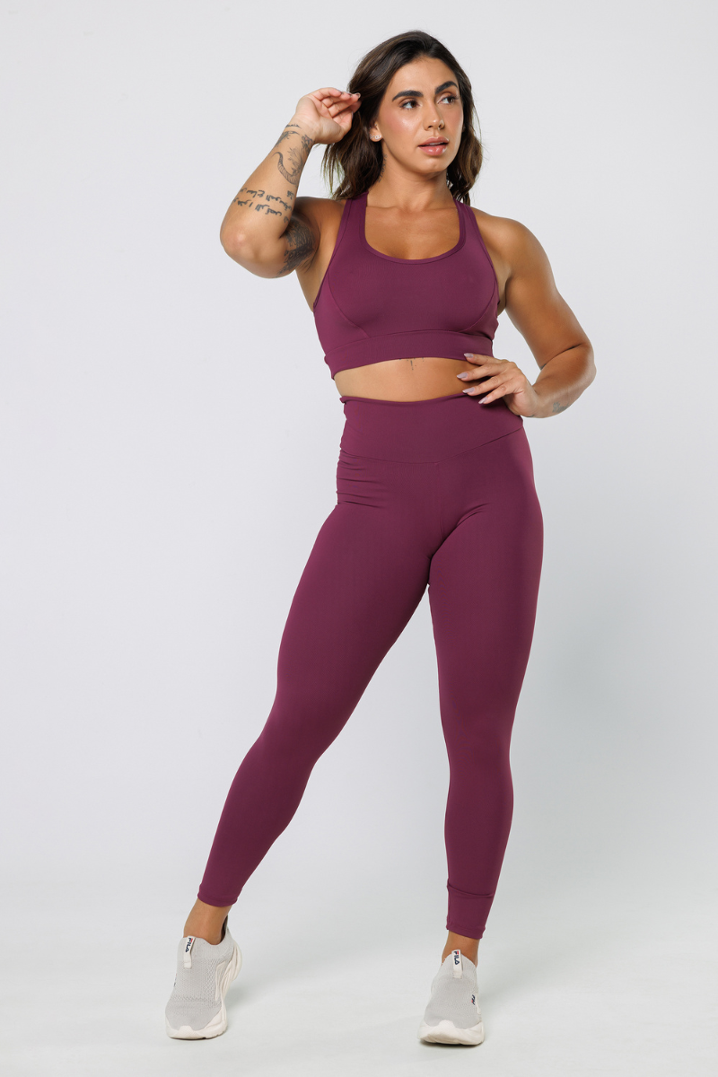 01 calca legging fitness poliamida malbec