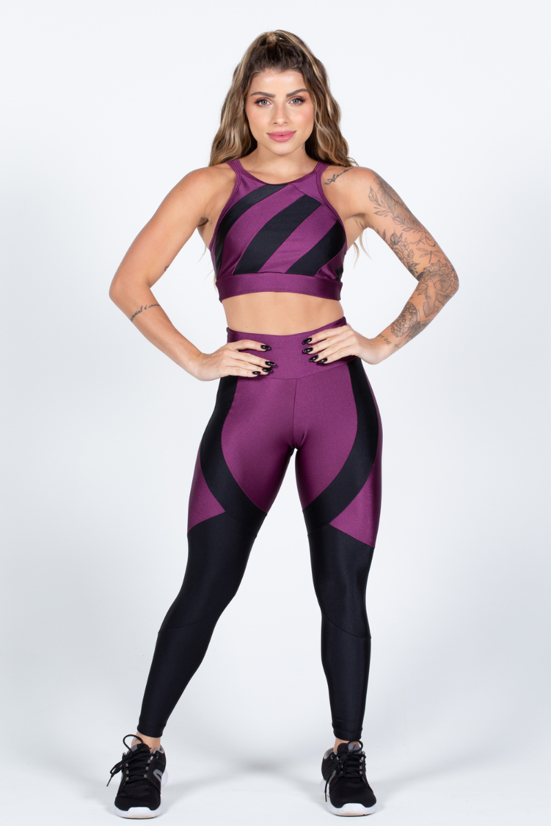 04 calca legging metalic poliamida preto com malbec