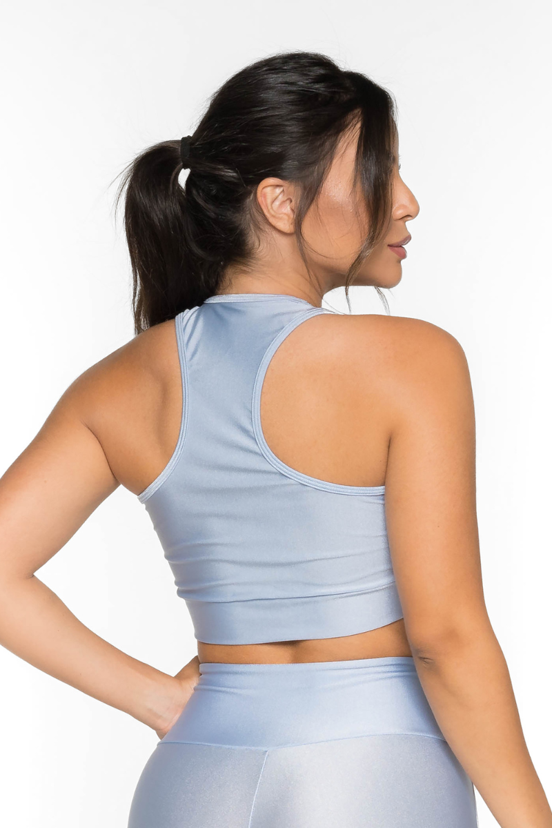 02 top fitness poliamida nadador metalic azul com branco